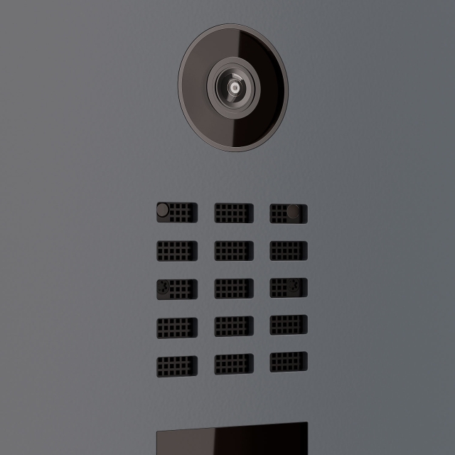 Intercomsysteem met standaard en Keypad module Smart Doorbird D1101KV  in antraciet