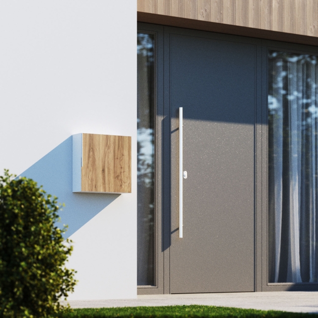 Brievenbus Porto Anthracite