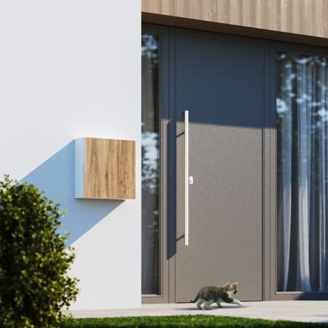Brievenbus Porto Anthracite