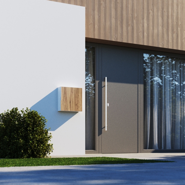 Brievenbus Porto Anthracite