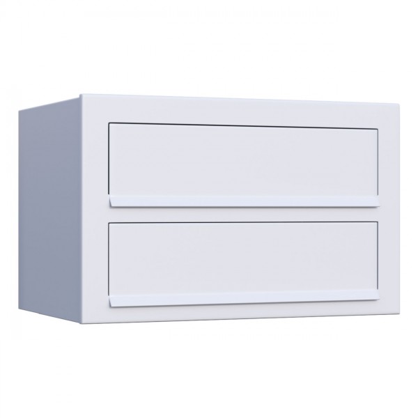 Postkastsysteem Cube voor twee Wit