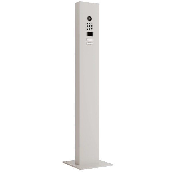 Intercomsysteem met standaard inclusief bodemplaat Smart for Two Doorbird D1102V in wit