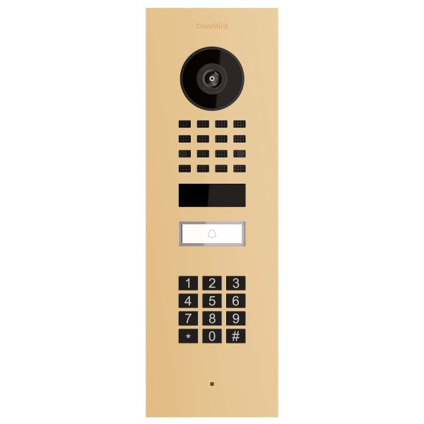 Inbouwdeurintercom Smart-IN Doorbird D1101KV met Keypad module in beige