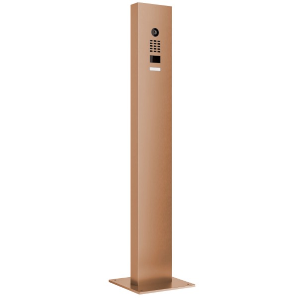 Intercomsysteem met standaard inclusief bodemplaat Smart Doorbird D1101V in Bronzen uitstraling