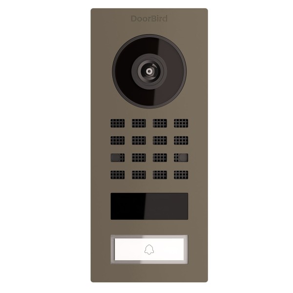 Opbouw deurintercom Smart-ON Doorbird D1101V in Beige-grijs