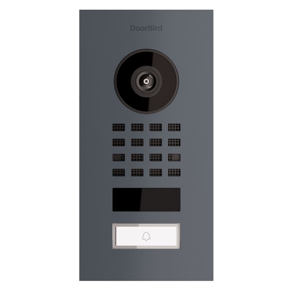 Inbouwdeurintercom Smart-IN Doorbird D1101V in antraciet