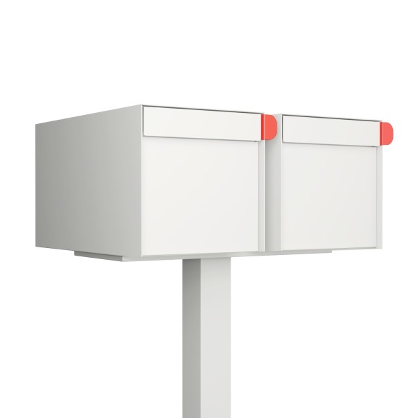 Vrijstaande brievenbus model Americano for Two Wit