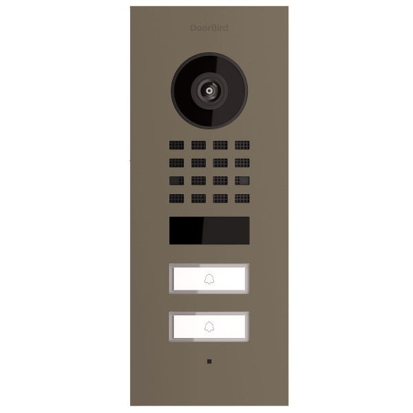 Inbouwdeurintercom Smart-IN Doorbird for Two D1102V in Beige-grijs