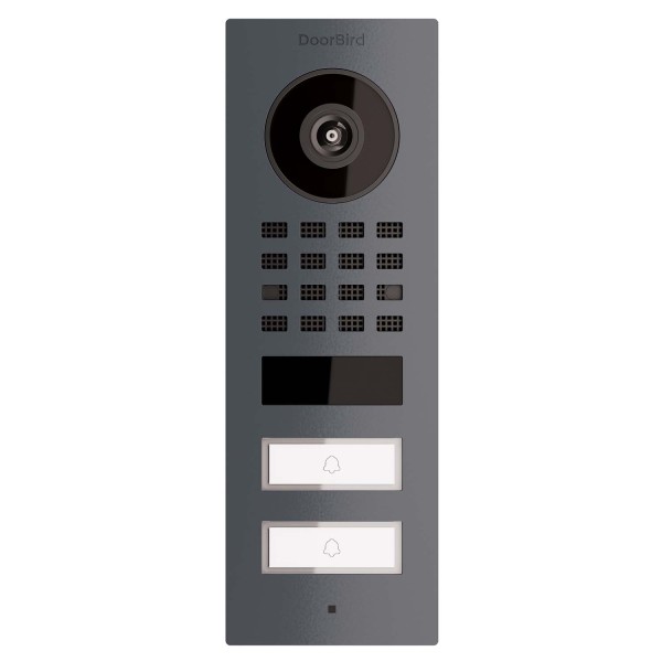 Opbouw deurintercom Smart-ON for TWO Doorbird D1102V in antraciet