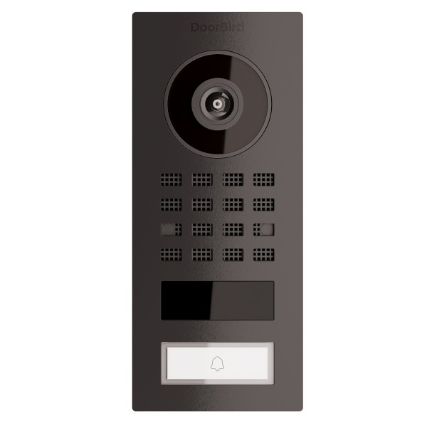 Opbouw deurintercom Smart-ON Doorbird D1101V in grafietzwart