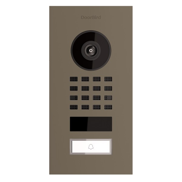 Inbouwdeurintercom Smart-IN Doorbird D1101V in beige-grijs