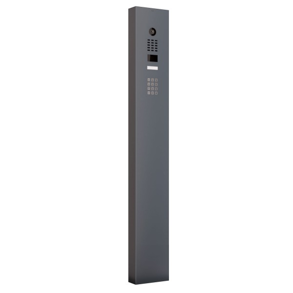 Intercomsysteem met standaard en Keypad module Smart Doorbird D1101KV in antraciet