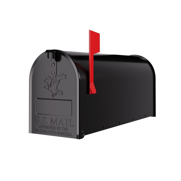 Amerikaanse brievenbus US Mailbox Wand Zwart
