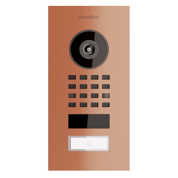 Inbouwdeurintercom Smart-IN Doorbird D1101V in Bronzen uitstraling