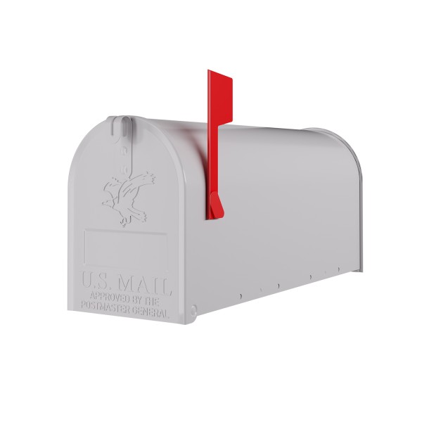 Amerikaanse brievenbus US Mailbox Wand Wit