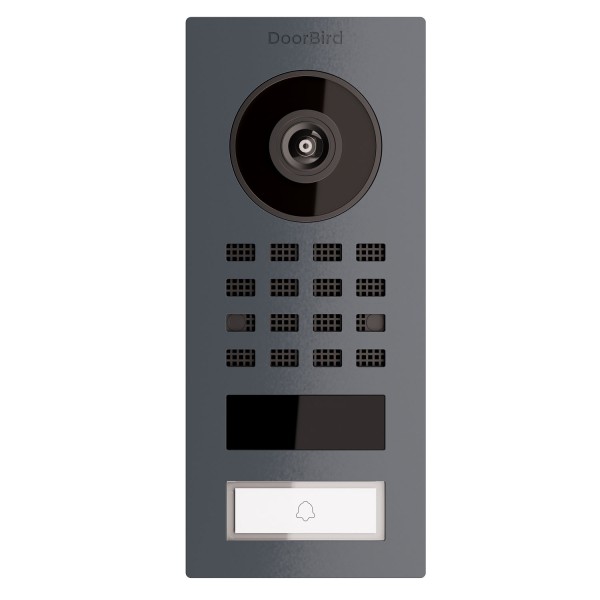 Opbouw deurintercom Smart-ON Doorbird D1101V in antraciet