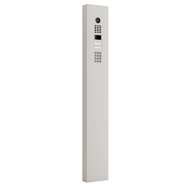 Intercomsysteem met standaard en Keypad module Smart for Two Doorbird D1102KV in wit