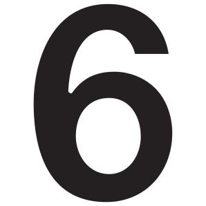Huisnummer ''6''