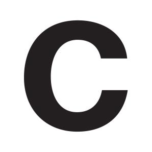 Letter ''c'' (muurmontage)
