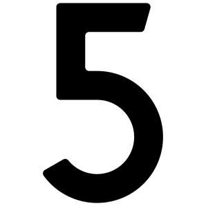 Huisnummer zelfklevend