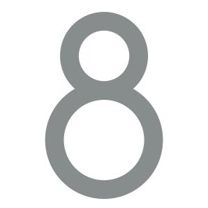 Huisnummer ''8''