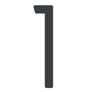 Huisnummer ''1''