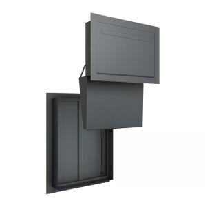 Pakketbrievenbus Windsor in 3 maten | Verwijdering vanaf de achterkant