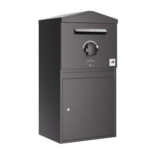 Pakketbrievenbus Mannheim met  zadeldak in maat XL | Wandmontage